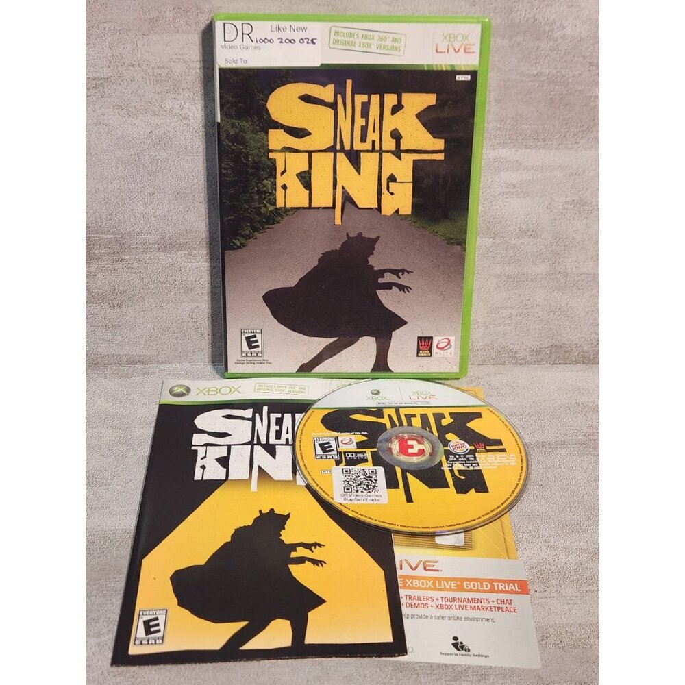 Sneak King for Original Xbox Xbox 360